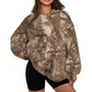 Suhkasana - Camo Branch Print Oversized Crewneck Sweatshirt