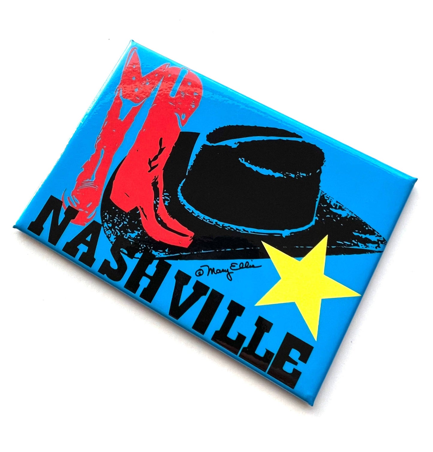 Nashville  Boots Hat Magnet