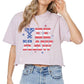 Yee Haw Americana Graphic S/S Faux Cropped Tee
