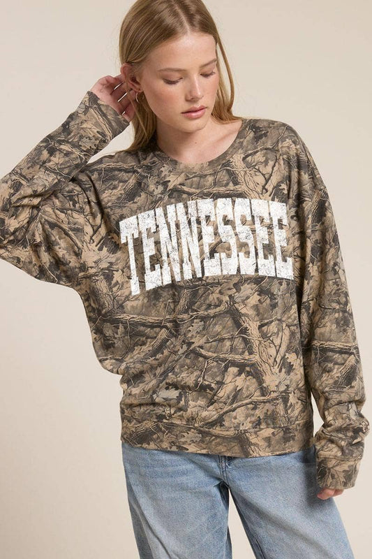 Tennessee Graphic Camo Tee