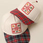 COZY CHRISTMAS CUTIE Plaid Brim Trucker Hat