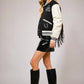 NFR Rodeo Patch Varsity Fringe Western Jacket
