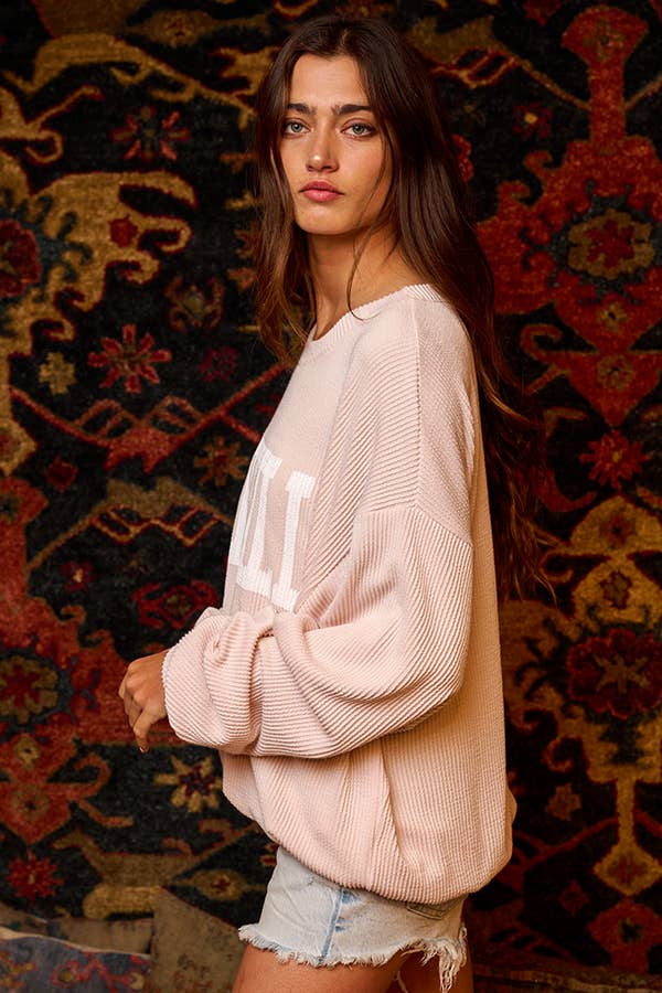 NASHVILLE Oversize Graphic Sweatshirt