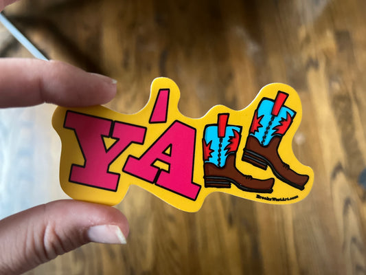 Y’all Sticker