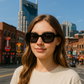 Rectangular Retro Sunglasses