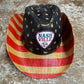 "Nashville" American Flag Straw Cowboy Hat