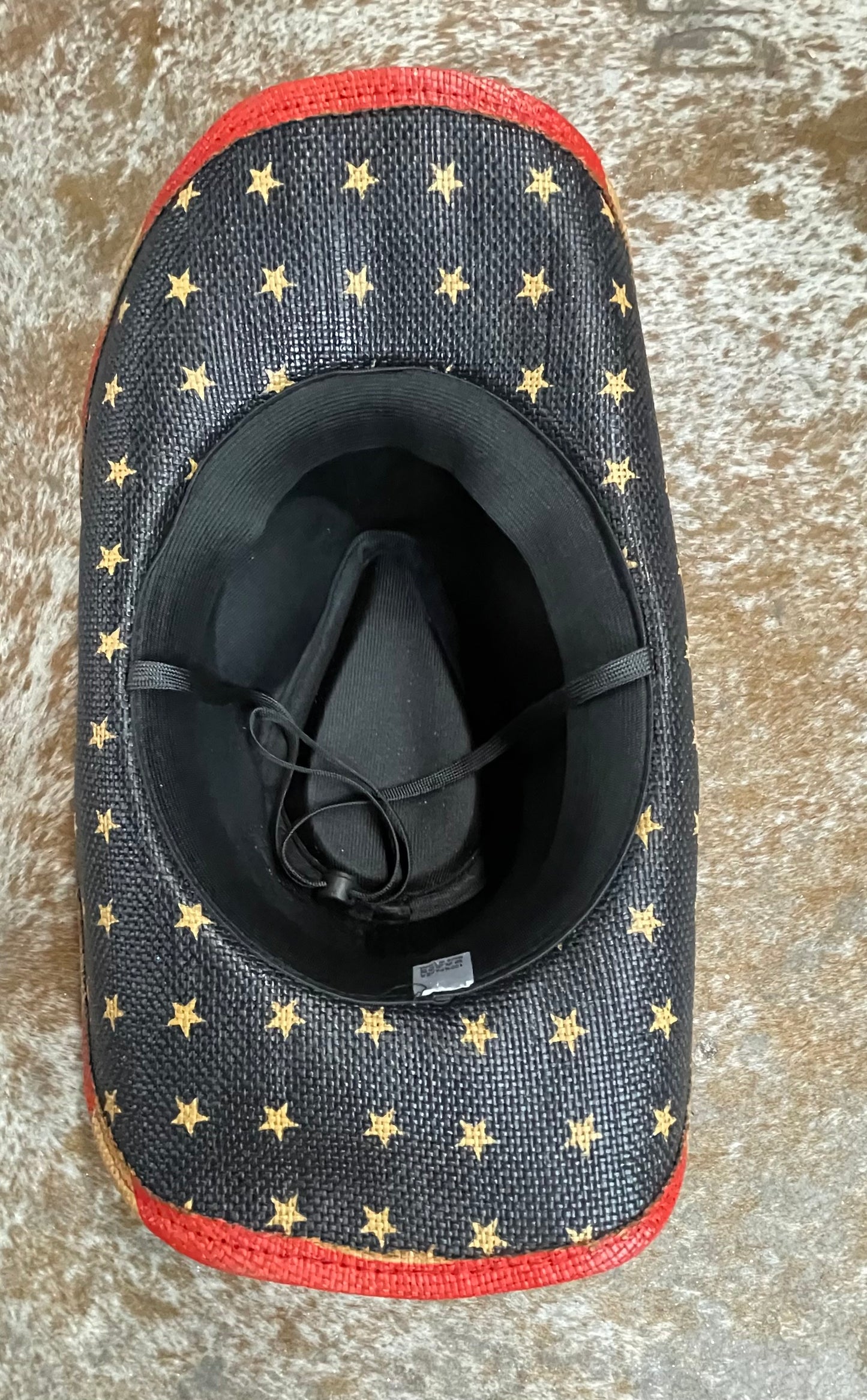"Nashville" American Flag Straw Cowboy Hat