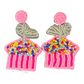 Happy Birthday Dangle Earrings