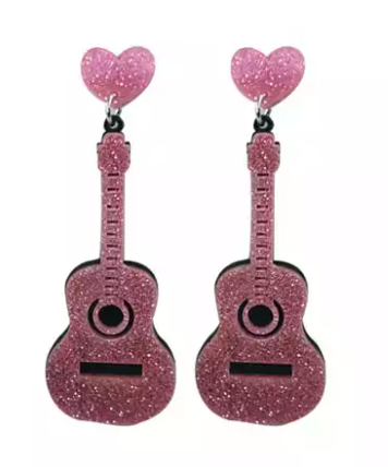 Guitar Earrings