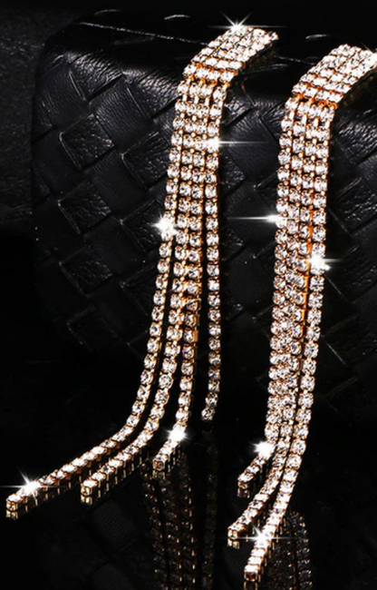Rhinestone Dangle Earrings